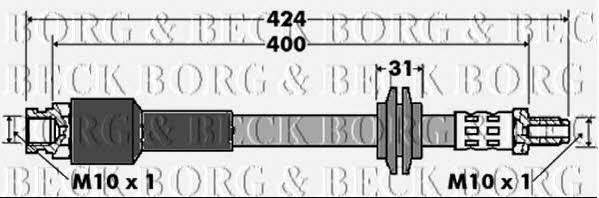 Borg & beck BBH7426 Brake Hose BBH7426