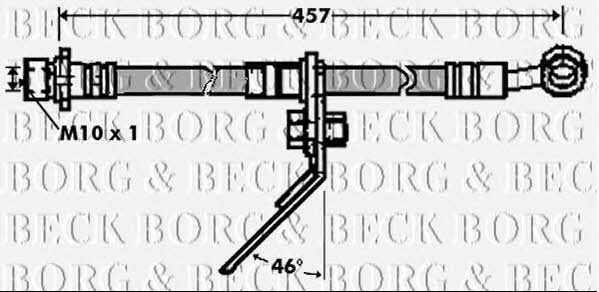Borg & beck BBH7435 Brake Hose BBH7435