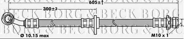 Borg & beck BBH7440 Brake Hose BBH7440