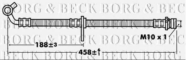Borg & beck BBH7442 Brake Hose BBH7442