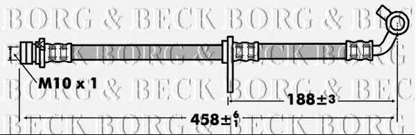 Borg & beck BBH7443 Brake Hose BBH7443