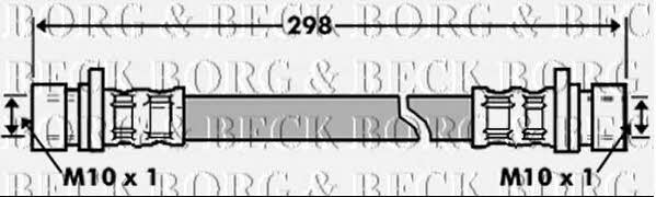 Borg & beck BBH7447 Brake Hose BBH7447
