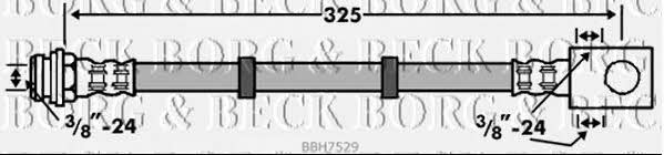Borg & beck BBH7529 Brake Hose BBH7529