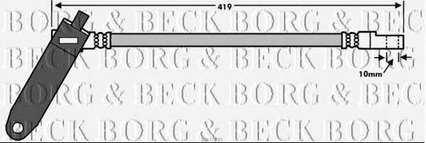 Borg & beck BBH7535 Brake Hose BBH7535