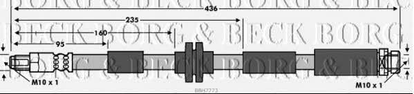 Borg & beck BBH7773 Brake Hose BBH7773