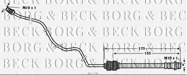 Borg & beck BBH7786 Brake Hose BBH7786