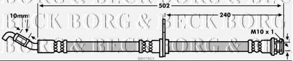 Borg & beck BBH7865 Brake Hose BBH7865