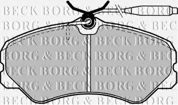 Borg & beck BBP1130 Brake Pad Set, disc brake BBP1130