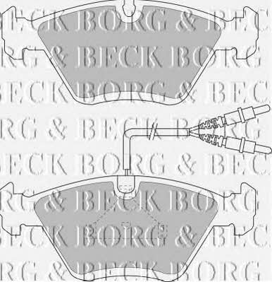 Borg & beck BBP1135 Brake Pad Set, disc brake BBP1135