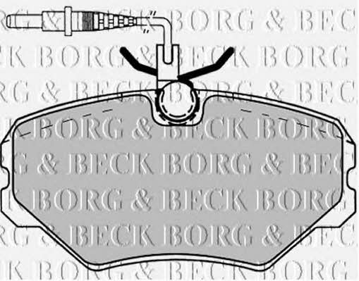 Borg & beck BBP1137 Brake Pad Set, disc brake BBP1137