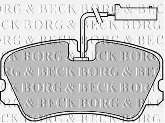 Borg & beck BBP1140 Brake Pad Set, disc brake BBP1140