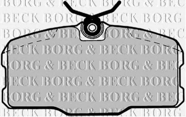 Borg & beck BBP1145 Brake Pad Set, disc brake BBP1145