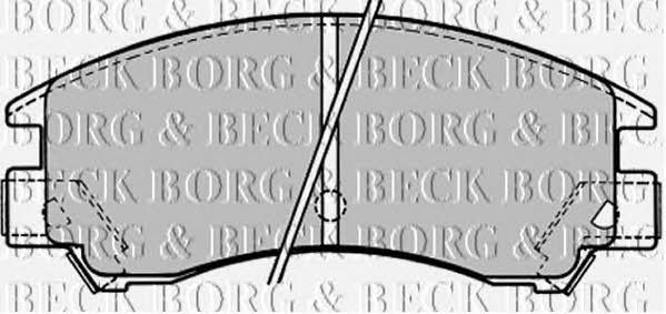 Borg & beck BBP1148 Brake Pad Set, disc brake BBP1148