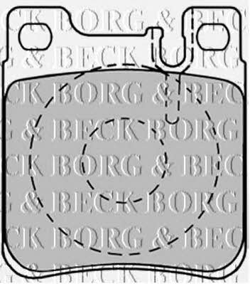 Borg & beck BBP1150 Brake Pad Set, disc brake BBP1150