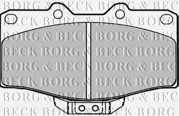 Borg & beck BBP1152 Brake Pad Set, disc brake BBP1152