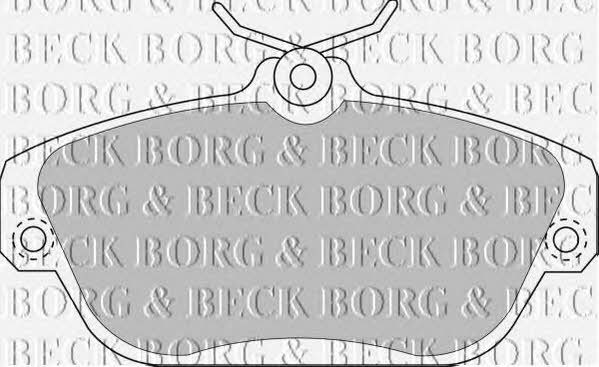 Borg & beck BBP1157 Brake Pad Set, disc brake BBP1157