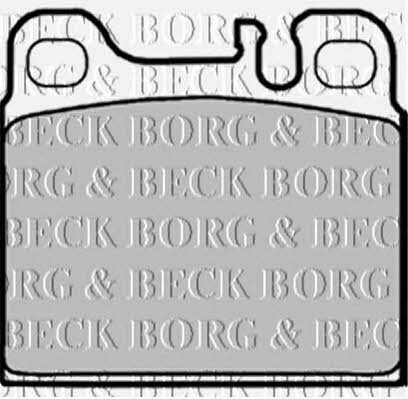 Borg & beck BBP1158 Brake Pad Set, disc brake BBP1158