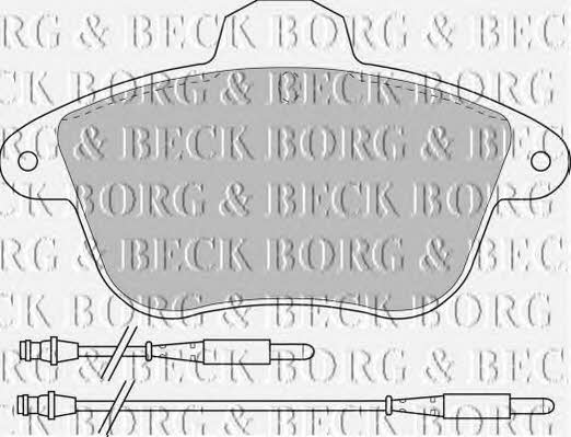 Borg & beck BBP1159 Brake Pad Set, disc brake BBP1159