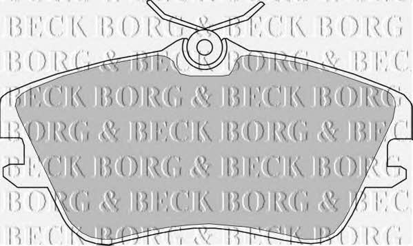 Borg & beck BBP1160 Brake Pad Set, disc brake BBP1160