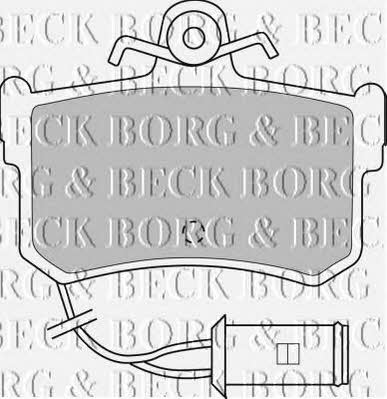 Borg & beck BBP1161 Brake Pad Set, disc brake BBP1161
