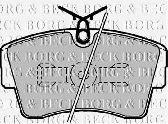 Borg & beck BBP1166 Brake Pad Set, disc brake BBP1166