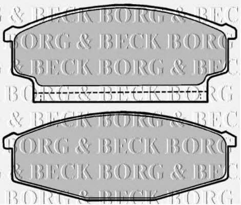 Borg & beck BBP1167 Brake Pad Set, disc brake BBP1167