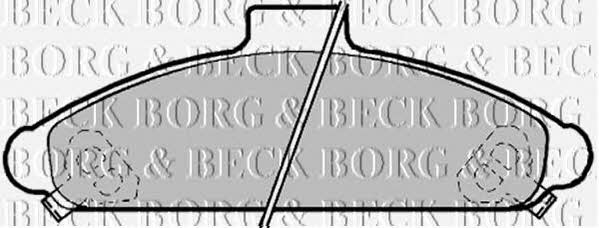Borg & beck BBP1172 Brake Pad Set, disc brake BBP1172