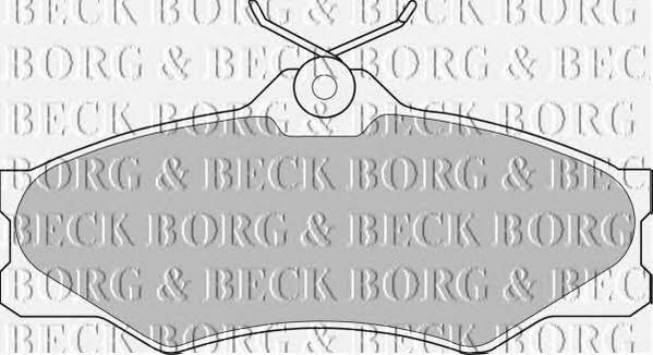 Borg & beck BBP1175 Brake Pad Set, disc brake BBP1175
