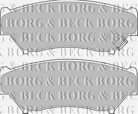Borg & beck BBP1184 Brake Pad Set, disc brake BBP1184