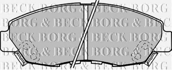 Borg & beck BBP1187 Brake Pad Set, disc brake BBP1187