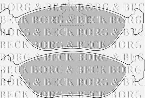 Borg & beck BBP1188 Brake Pad Set, disc brake BBP1188