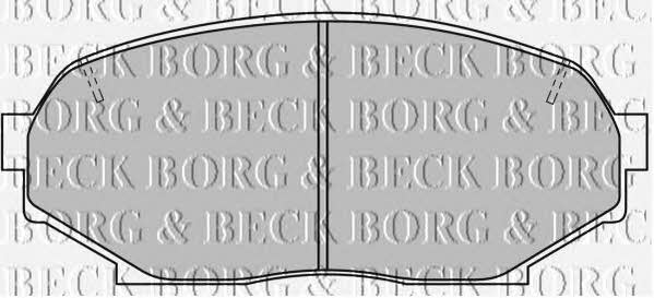 Borg & beck BBP1194 Brake Pad Set, disc brake BBP1194