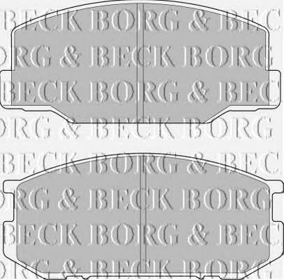 Borg & beck BBP1196 Brake Pad Set, disc brake BBP1196