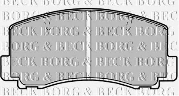 Borg & beck BBP1198 Brake Pad Set, disc brake BBP1198