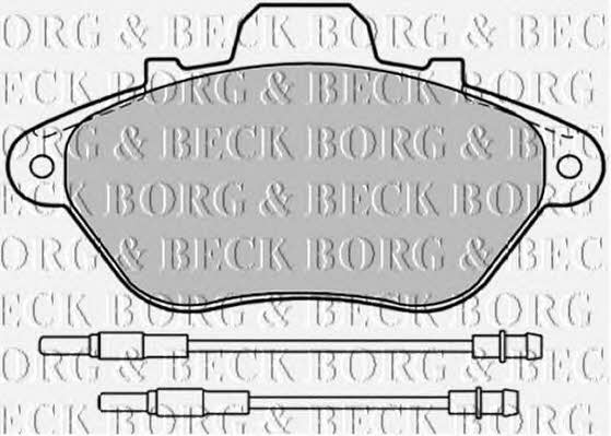 Borg & beck BBP1199 Brake Pad Set, disc brake BBP1199