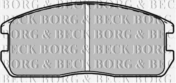 Borg & beck BBP1200 Brake Pad Set, disc brake BBP1200