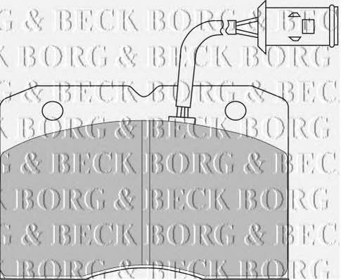 Borg & beck BBP1202 Brake Pad Set, disc brake BBP1202