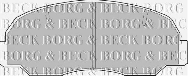 Borg & beck BBP1206 Brake Pad Set, disc brake BBP1206
