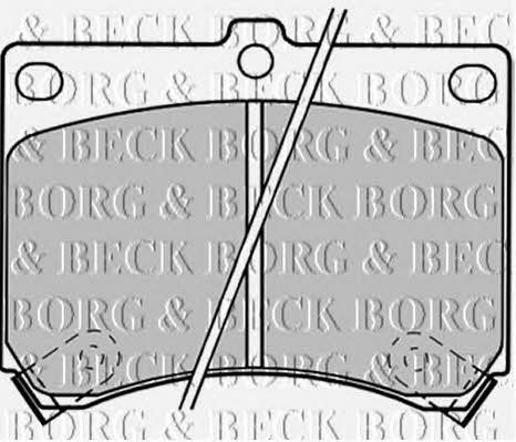 Borg & beck BBP1208 Brake Pad Set, disc brake BBP1208