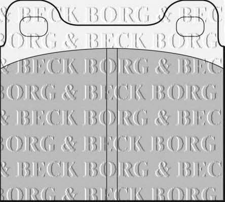 Borg & beck BBP1210 Brake Pad Set, disc brake BBP1210