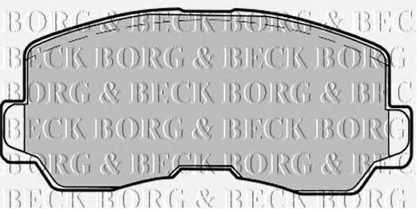Borg & beck BBP1213 Brake Pad Set, disc brake BBP1213