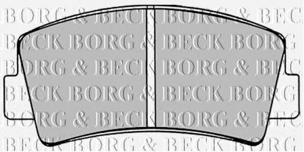 Borg & beck BBP1221 Brake Pad Set, disc brake BBP1221