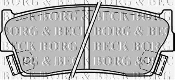 Borg & beck BBP1228 Brake Pad Set, disc brake BBP1228
