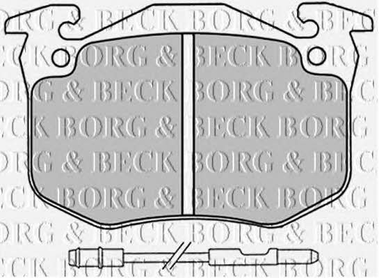 Borg & beck BBP1230 Brake Pad Set, disc brake BBP1230