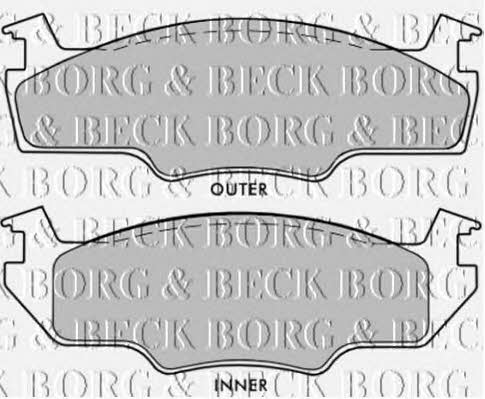 Borg & beck BBP1235 Brake Pad Set, disc brake BBP1235