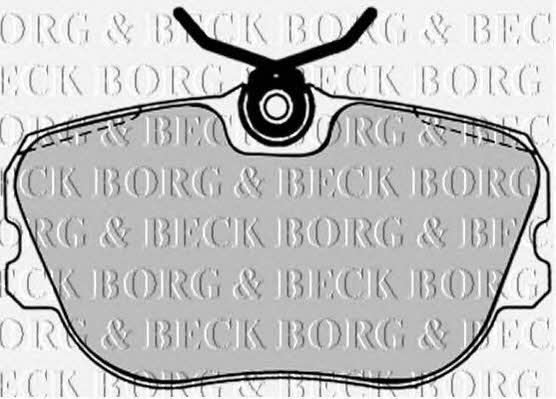 Borg & beck BBP1238 Brake Pad Set, disc brake BBP1238