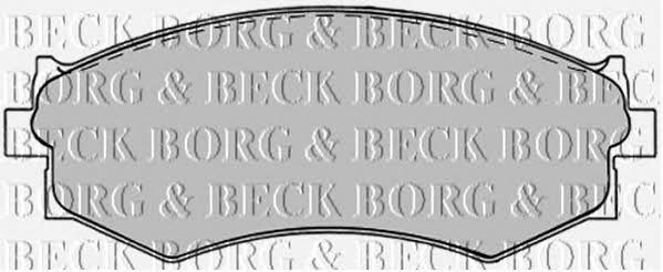 Borg & beck BBP1240 Brake Pad Set, disc brake BBP1240