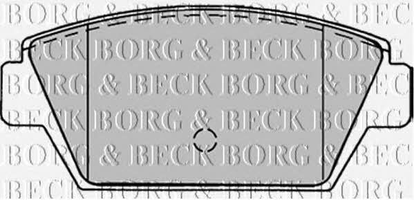Borg & beck BBP1243 Brake Pad Set, disc brake BBP1243