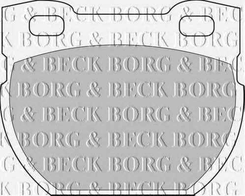 Borg & beck BBP1250 Brake Pad Set, disc brake BBP1250