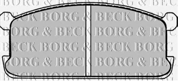 Borg & beck BBP1251 Brake Pad Set, disc brake BBP1251